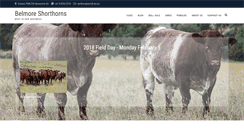 Desktop Screenshot of belmoreshorthorns.com